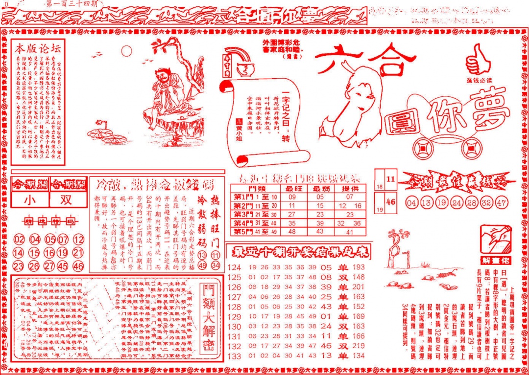 134期六合圆你梦A[图]